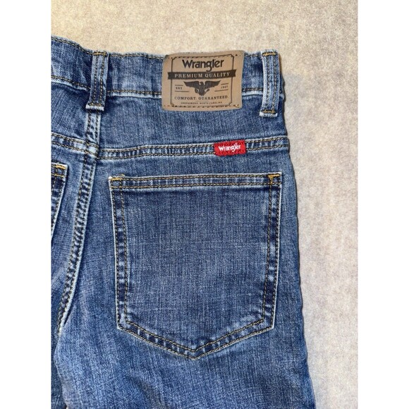 Wrangler Classic Fit Boys Size 10R Blue Jeans Boot Cut RN130273 - Picture 5 of 5